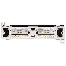 Monoprice 12-Port Vertical Cat6 Mini Patch Panel (110 Type) (568A/B)