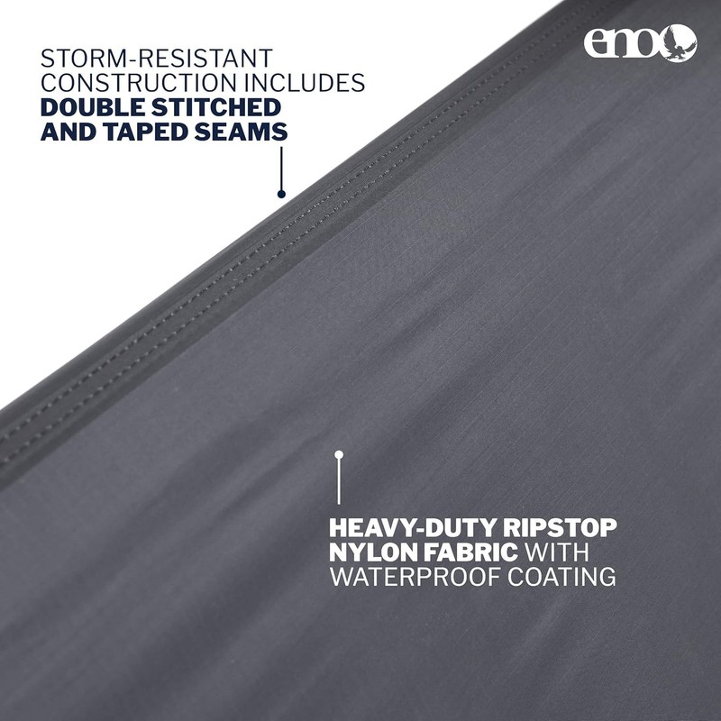 ENO Profly Rain Tarp Grey 70 Denier Rip Stop Nylon