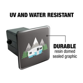 GRAPHICS & MORE Camper in The Mountains Tow Trailer Hitch Cover Plug Insert