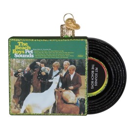 Old World Christmas Pet Sounds Album Cover Glass Ornament for Holiday Tree
