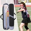 DSLEAF Lacrosse Stick Bag Holds Up to 2 Sticks, Padded