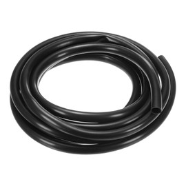 M METERXITY Black Vinyl Tubing, 10 Ft Length 0.32" ID x 0.39" OD PVC Flexible Plastic Tube Hybrid Hose, Flexible PVC Pipe Transfer Liquid Gas for Pond Fountain Garden/Industrial Conveying