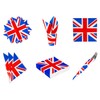 60Pcs Great Britain GB UK Union Jack Party Napkins Serviettes