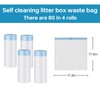 4 * 20 Count Trash Bags for Automatic Cat Litter