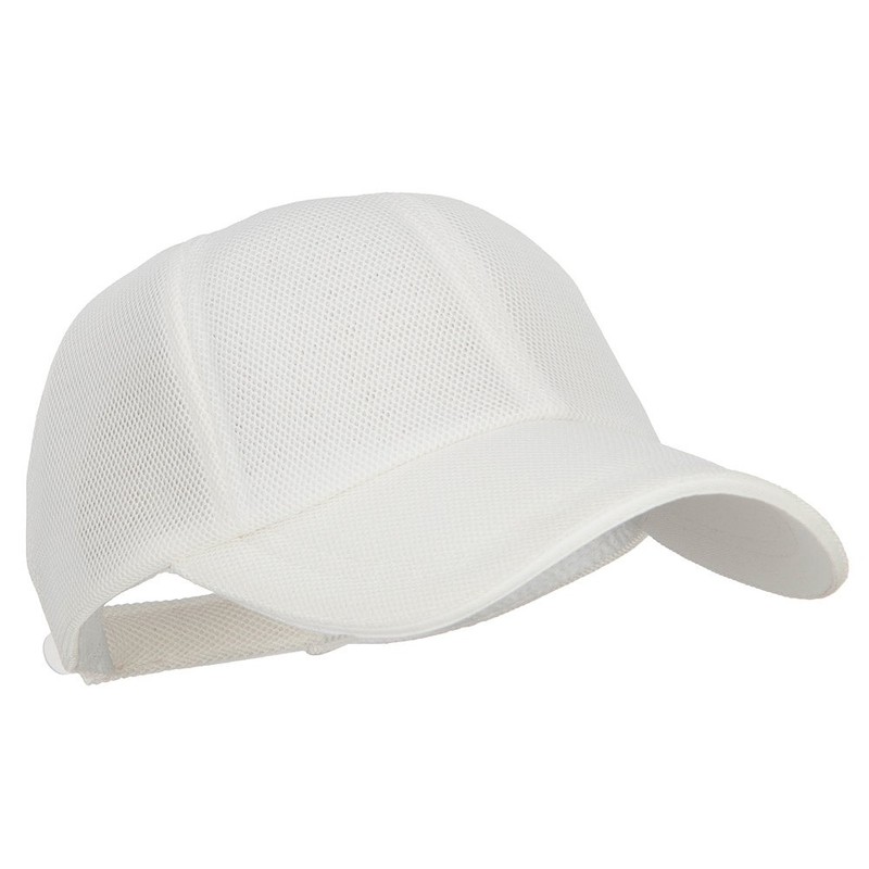 MG Deluxe Performance Mesh Cap - White OSFM