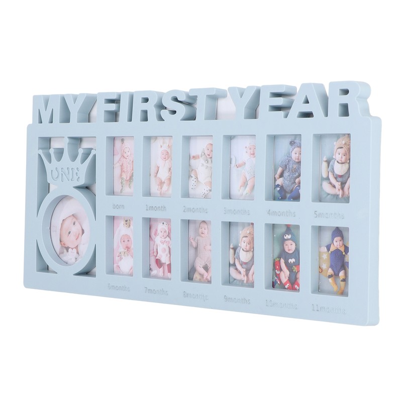 Newborn Photo Frame Durable Polished 12 Small Picture Frames Record