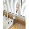 Bepisof 2Pack Non-Scratch Foam Bristle Scrubber,Wine Glass Cleaning Brush, Bamboo