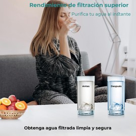 Filtro de Agua W10790813 para Refrigerador Whirlpool W10295370A, EDR1RXD1, EDR1RXD1B, W10295370, Filter 1, WHR1RXD1, KAD1RXD1, P4RFWB, P8RFWB2L, 46-9930, 46-9081 - Paquete de 2