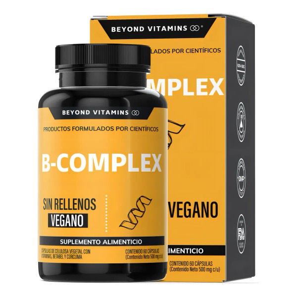 B-complex Vitaminas Complejo B Beyond Vitamins Sin Sabor Suplemento Alimenticio