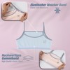 LOREZA ® 5 Girls' Bustier Cotton X-Back with Rhinestone Spaghetti