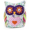 Door Draft Stop-Cute Green Owl Weighted Door Stopper for Home