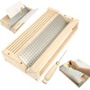 Bookbinding Punching Cradle Set, Includes Dual-Use Piercing Guide and a