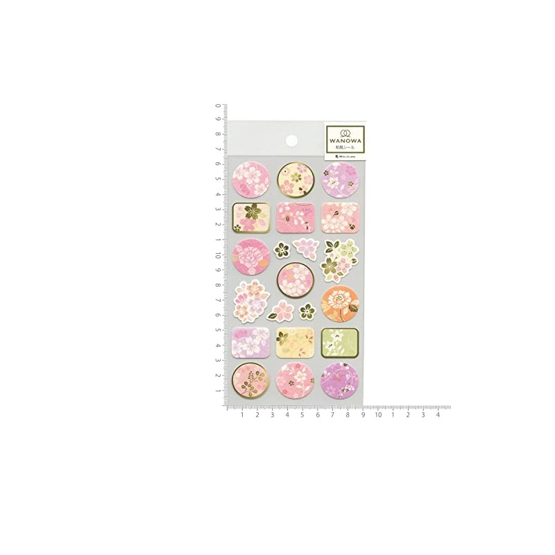 WANOWA 1354125 Japanese Sticker, Cute, Modern