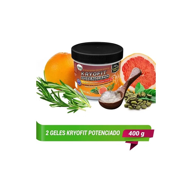 Kryofit Potenciado Gel Reductor De Abdomen Reafirmante Nagir Mentolada