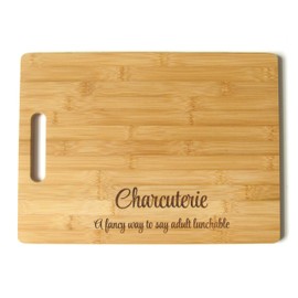 A Fancy Way to Say Adult Lunchable Charcuterie Board, Chopping Block, Cutting Board, Birthday Wedding Funny Gift Housewarming Kitchen
