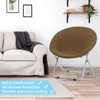 Saucer Chair Cover, Stretch Round Moon Chair Cover, Removable Spandex