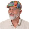 Stetson Texas Colour Check Flat Cap - Checked Style -