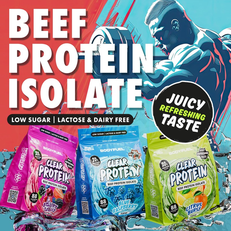 BodyFuel Clear Protein - Beef Protein Isolate - Clear &