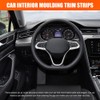 Car Interior Moulding Trim Strips, 33Ft/10M Universal Electroplating Decoration Filler