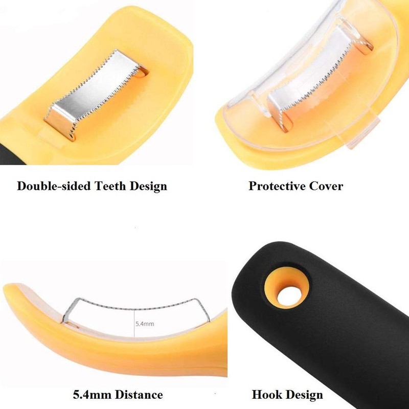 ROARINGWILD Corn Peeler Stainless Steel Corn Cob Remover Stripper Peeler
