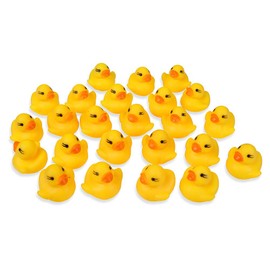 Pack of 24 Rubber Duck Rubber Duck Rubber Duck Row Yellow Approx. 3.5 cm Duck Bath Duck with Duck Rubber Ducks