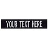 Custom 3 Inch Uniform Name Tapes, Over 50 Fabrics. Black