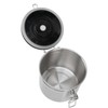 Airtight Coffee Canister 1.2L 304 Stainless Steel Coffee Bean Storage