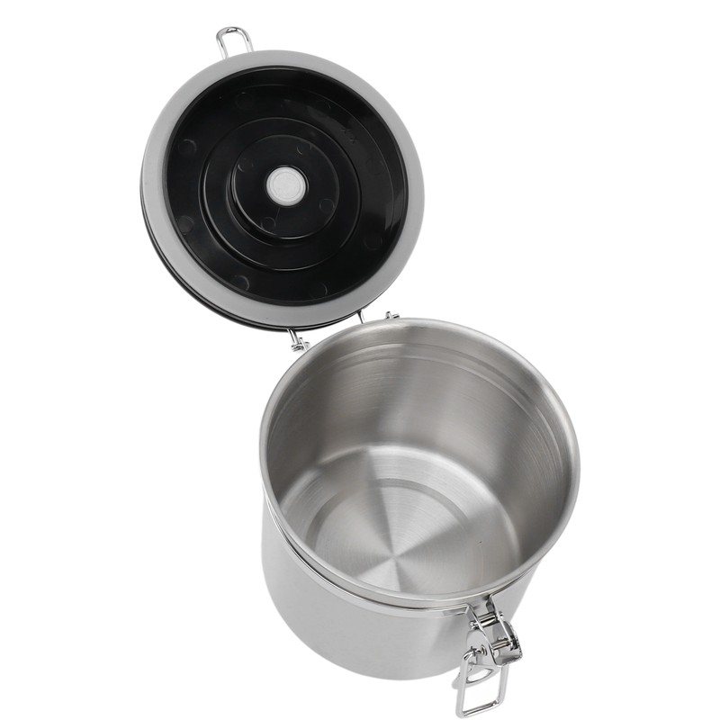 Airtight Coffee Canister 1.2L 304 Stainless Steel Coffee Bean Storage