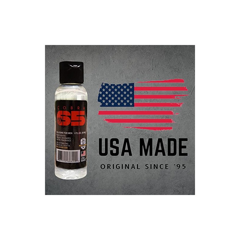Bulldog Original Cobra 65 Cologne- Long Lasting and Powerful -