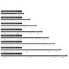 VOIIY Curtain Rods 2 Pack for Windows 48 to 84