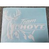 Team Hoyt Archery Bowhunting Deer Hunting White Window Decal