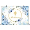 APDECCLK Mi Bautizo Backdrop First Holy Communion Baptism Christening Party