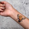 Azeeda 4 x 'Bumble Bee' Temporary Tattoos (TO00001090)