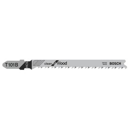 Bosch Professional T 101 B Jigsaw Blades (for Soft Wood, Straight Cut, Jigsaw Accessories), Pack of 100