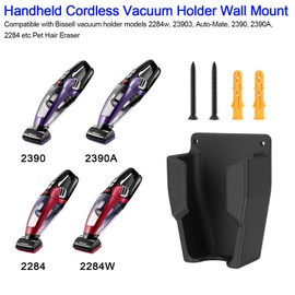 GYQ Vacuum Holder Wall Mount Compatible with Pet Hair Eraser Wall Mount, Handheld Cordless Vacuum Wall Mount 2284w, 23903, Auto-Mate, 2390, 2390A, 2284