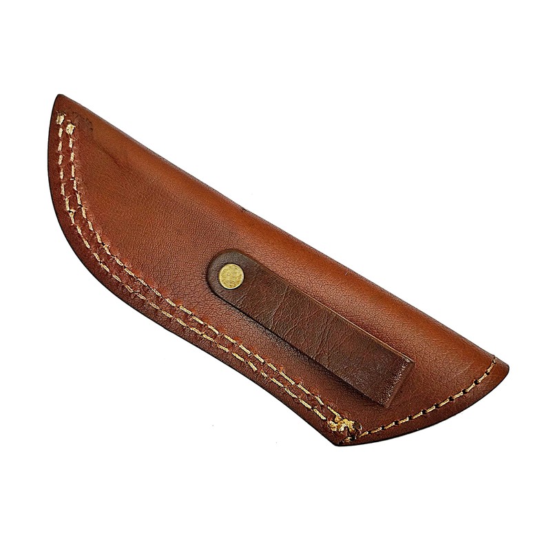 7" long handmade leather knife sheath for 7"—9" fixed blade