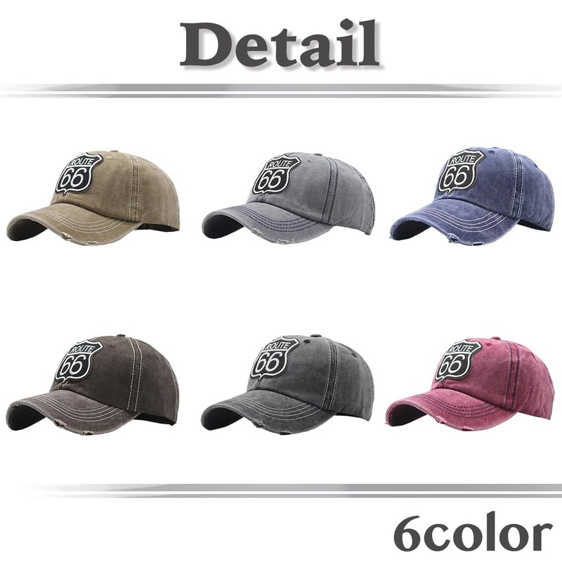 White Fang CZ187 Hat Cap Route 66 Cool, Simple, Outdoor,