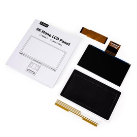 ELEGOO 7-inch 9K Monochrome LCD with 8520x4320 Resolution and 9H Tempered Glass Protection, Compatible with ELEGOO Mars 4 Ultra Resin 3D Printer