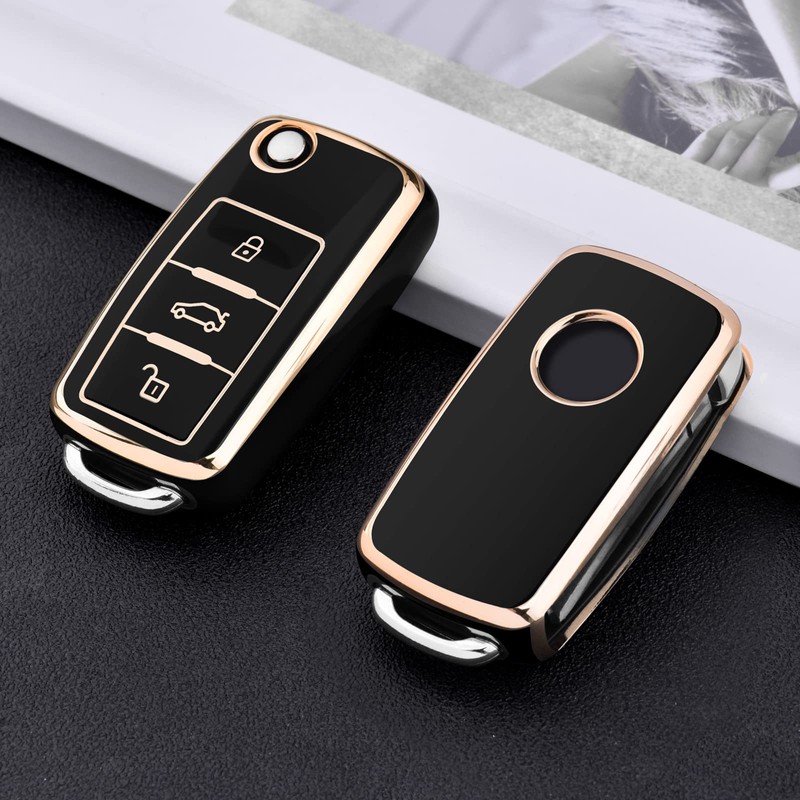 OATSBASF Volkswagen Key Cover VW Key Case Luxury TPU Dirt