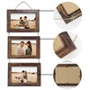 Rexllon 5x7 Wall Hanging Picture Frames Collage with 3 Opening