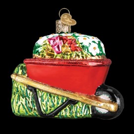 OWC Old World Christmas Ornament ...Wheelbarrow...36236