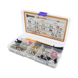 Sarini COMPREHENSIVE M.2 SSD MOUNTING KIT - 362 PIECE M.2 SCREWS, SPACERS AND PC Motherboard Screws for MSI, Gigabyte and ASUS