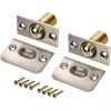 Jiayi 2 Pack Invisible Door Catch For Closet Adjustable Brass
