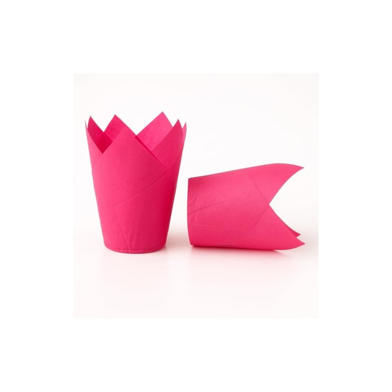The Baked Studio Tulip Cupcake Liners – 50 Pack |