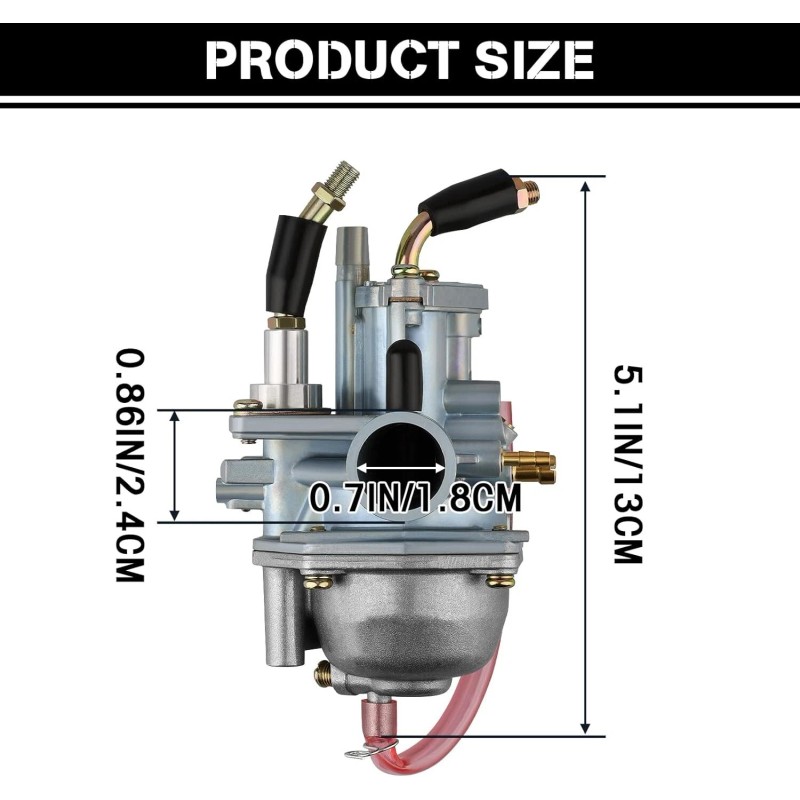 pccmotor CARBURETOR FOR Polaris Scrambler Predator 50 ATV CA59