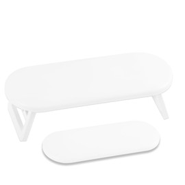 CXNXFD Nail Arm Rest Hand Cushion, Non-Slip Manicure Hand Cushion for Beauty Salons, Home Manicure, Nail Design, Nail Care, White, Ergonomic Hand Cushion