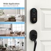 SMONET Front Door Lock Set with Handle, Smart Fingerprint Keyless