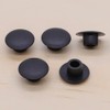 Glvaner 100 pcs 5mm Black Plastic Hole Plugs, 5/32 inch