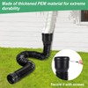 Flexible Drain Pipe Gutter Rain Gutter Downpipe Flexible Downpipe Extensions