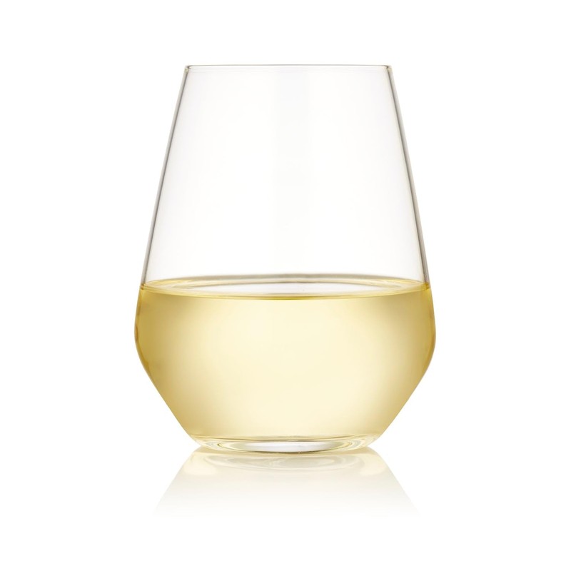 Libbey Signature Greenwich Stemless Wine Glasses, 18-Ounce, Set of 6,